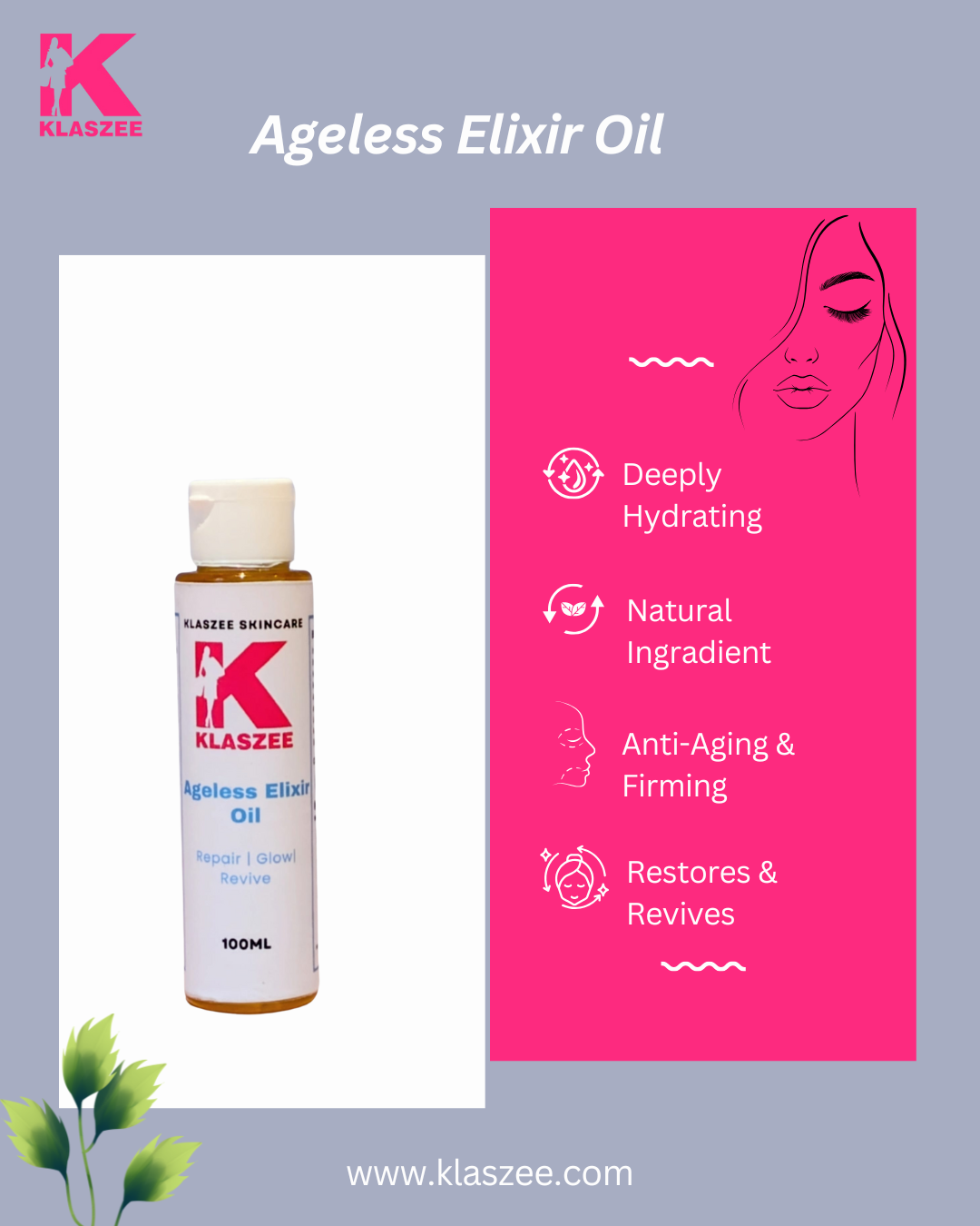 ageless elixir oil