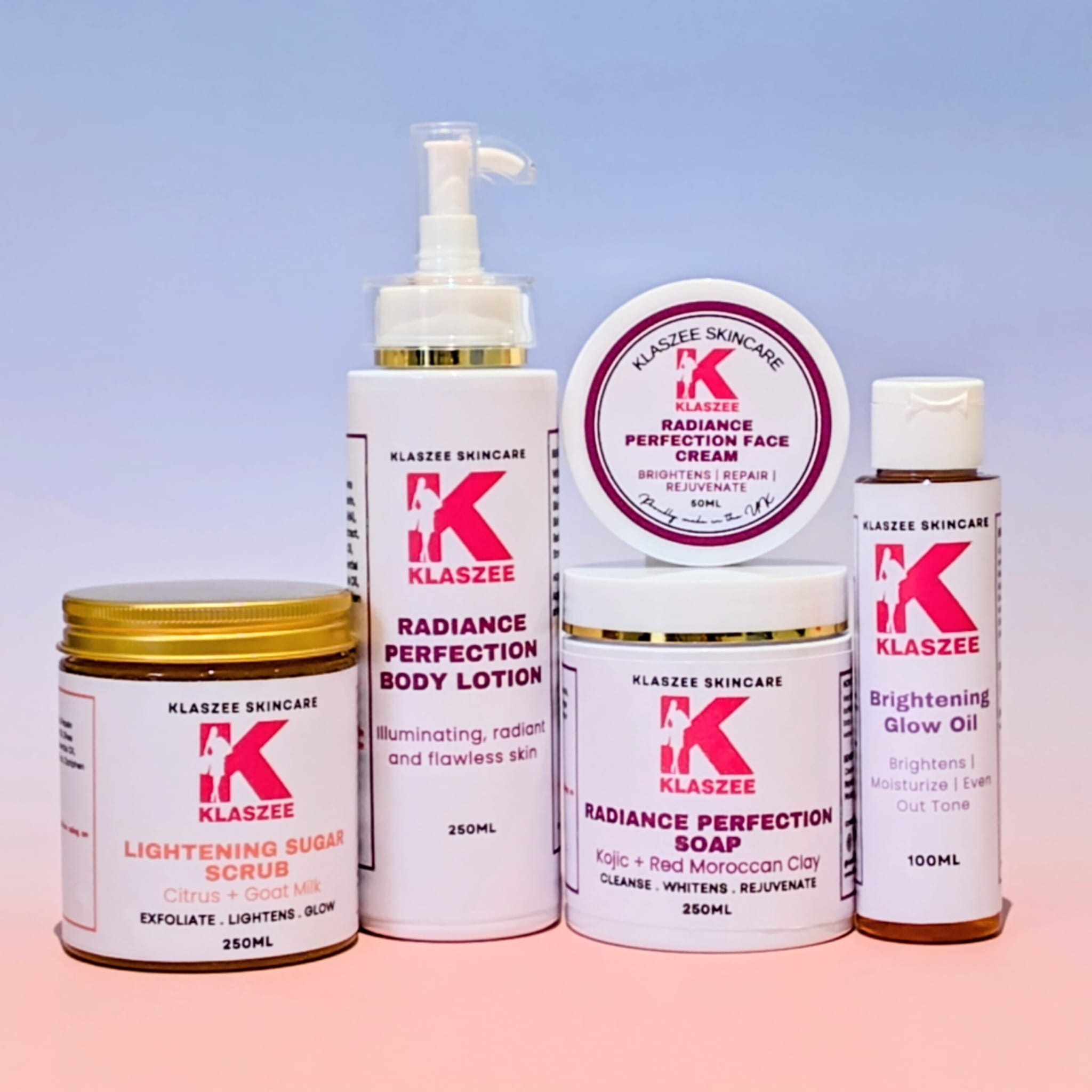 Radiance Perfection Set Medium With Lightening Scrub