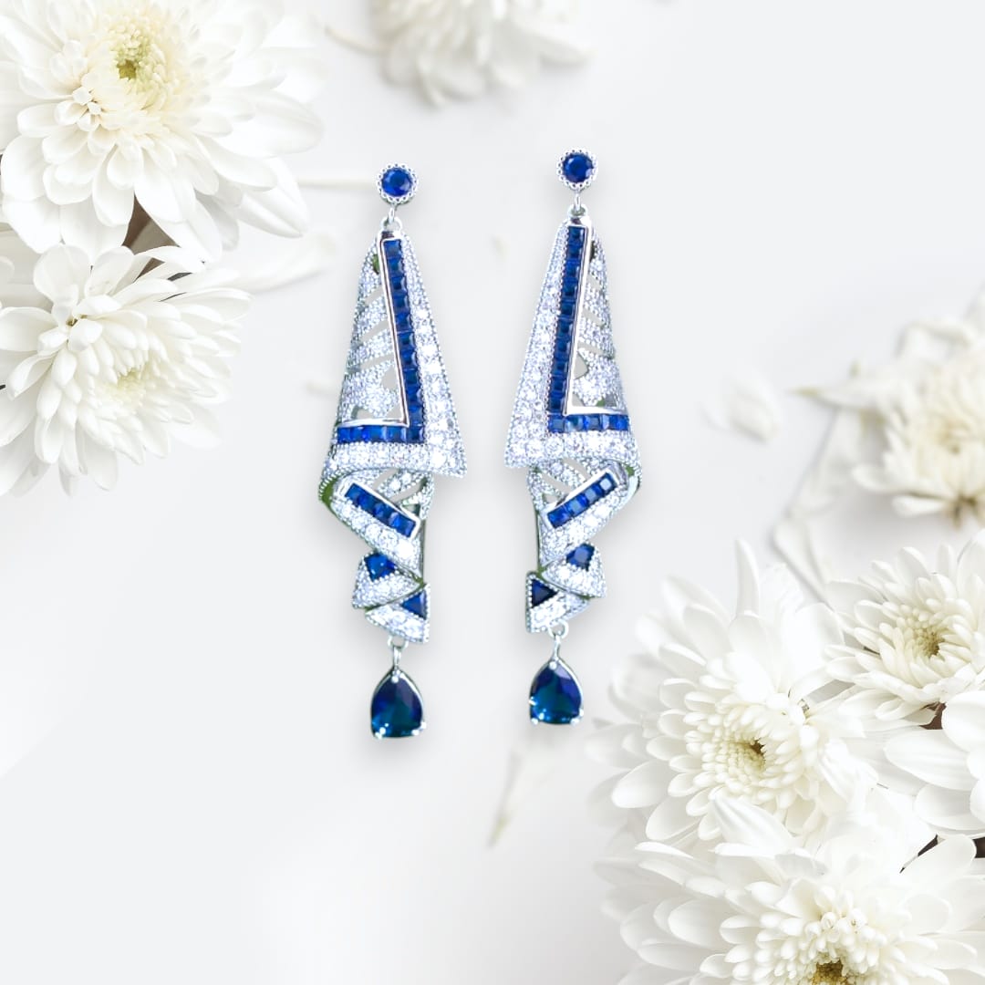 Blue earrings 2