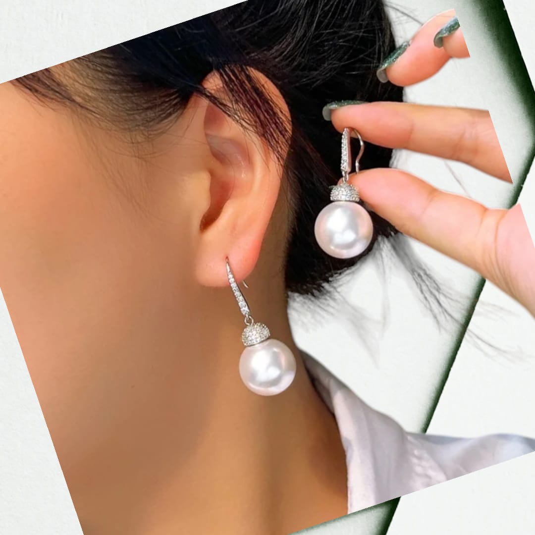 Pearl earrings