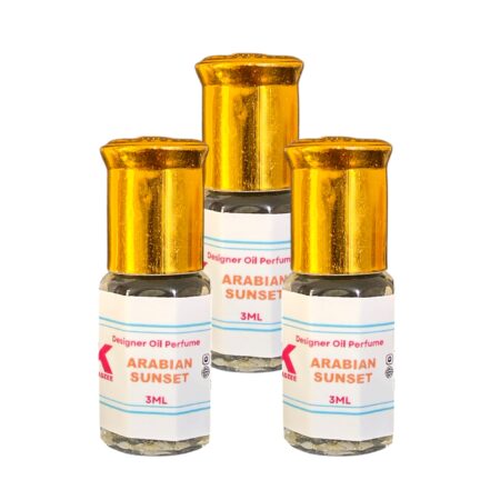Arabian Sunset – Warm & Exotic Designer Oil Perfume (Pack Of 3, 3ML Each)