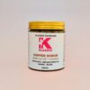 coffee exfoliating scrub