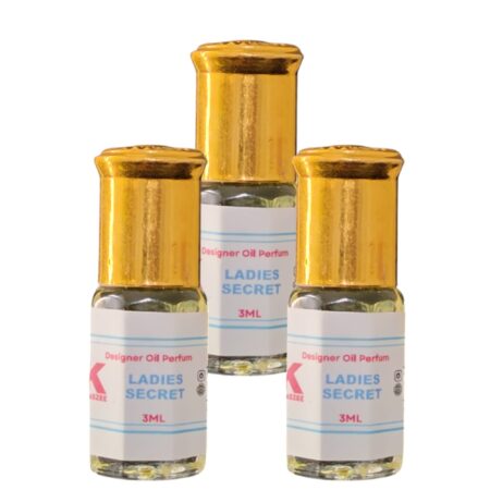 Ladies Secret – Elegant & Alluring Oil Perfume (Pack Of 3, 3ML Each)