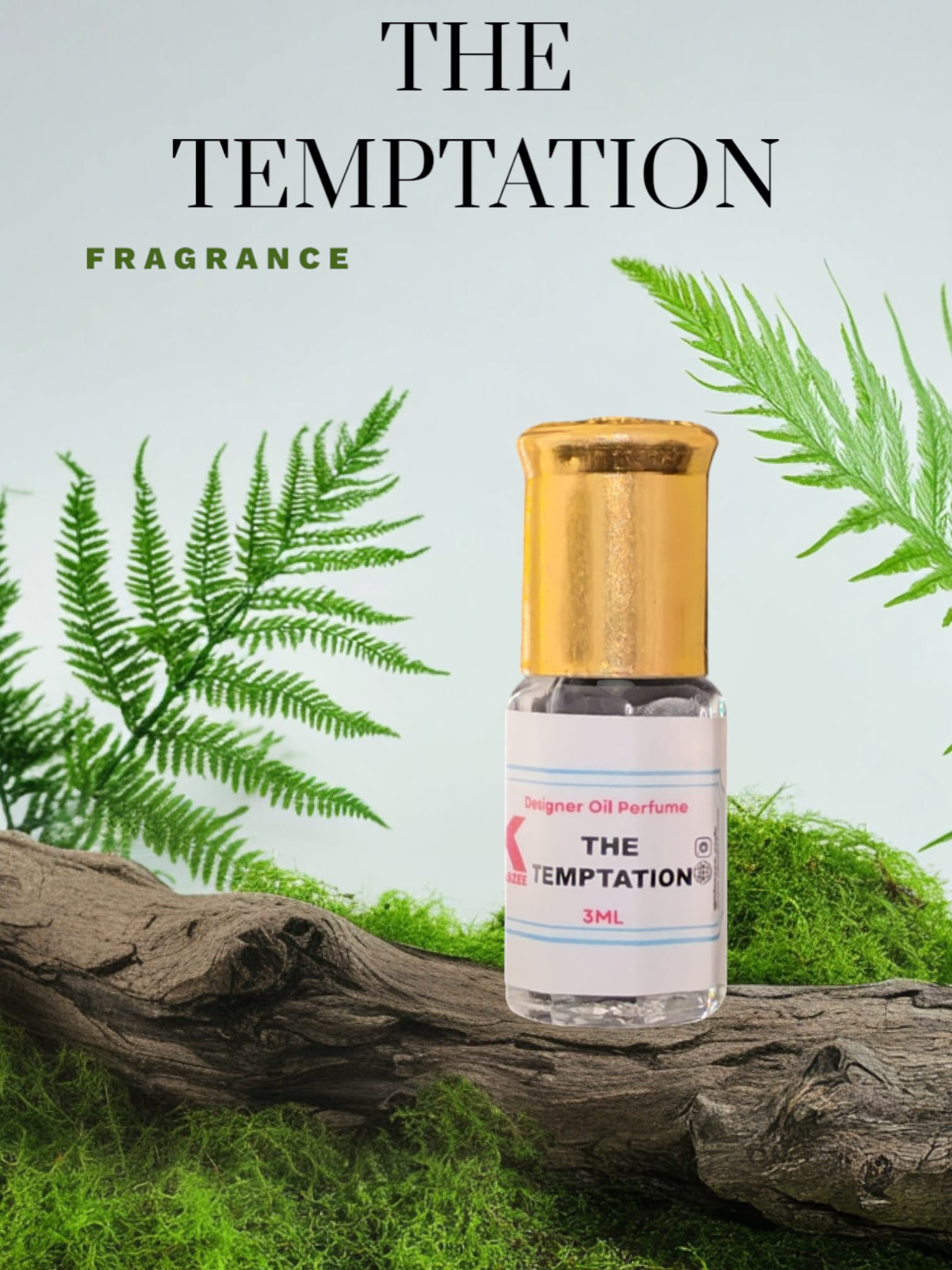 The temptation long lasting oil perfume