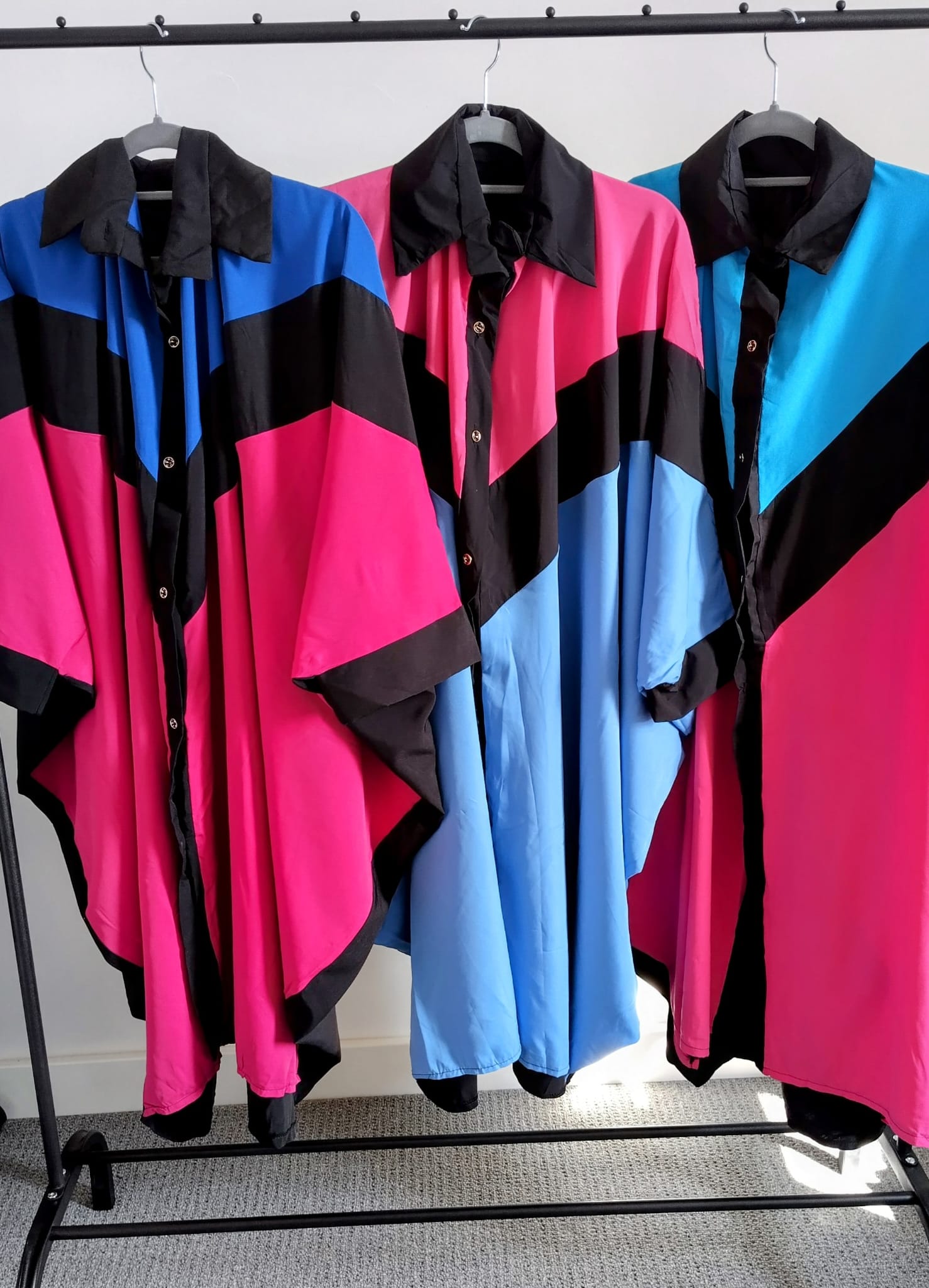Free-Size Kaftan Dress with Flowing Silhouette