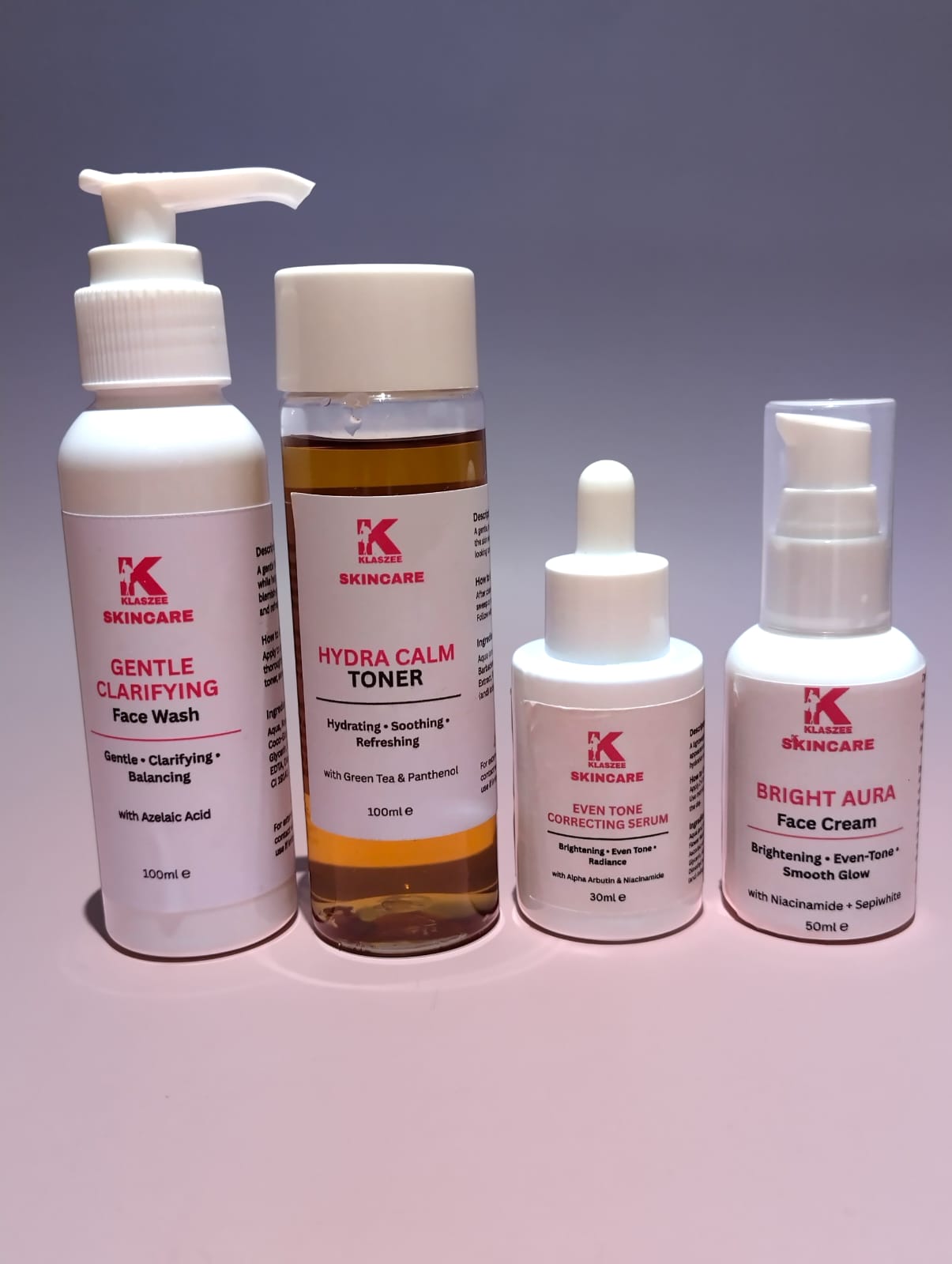 Bright Aura Face Routine